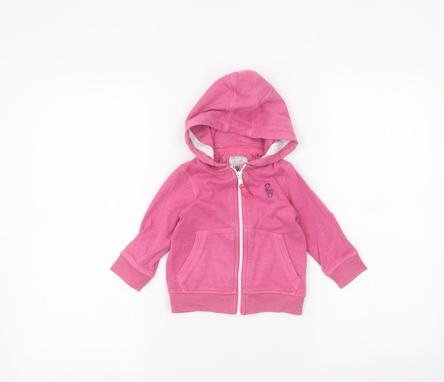 NEXT Baby Pink   Full Zip Jumper Size 9-12 Months