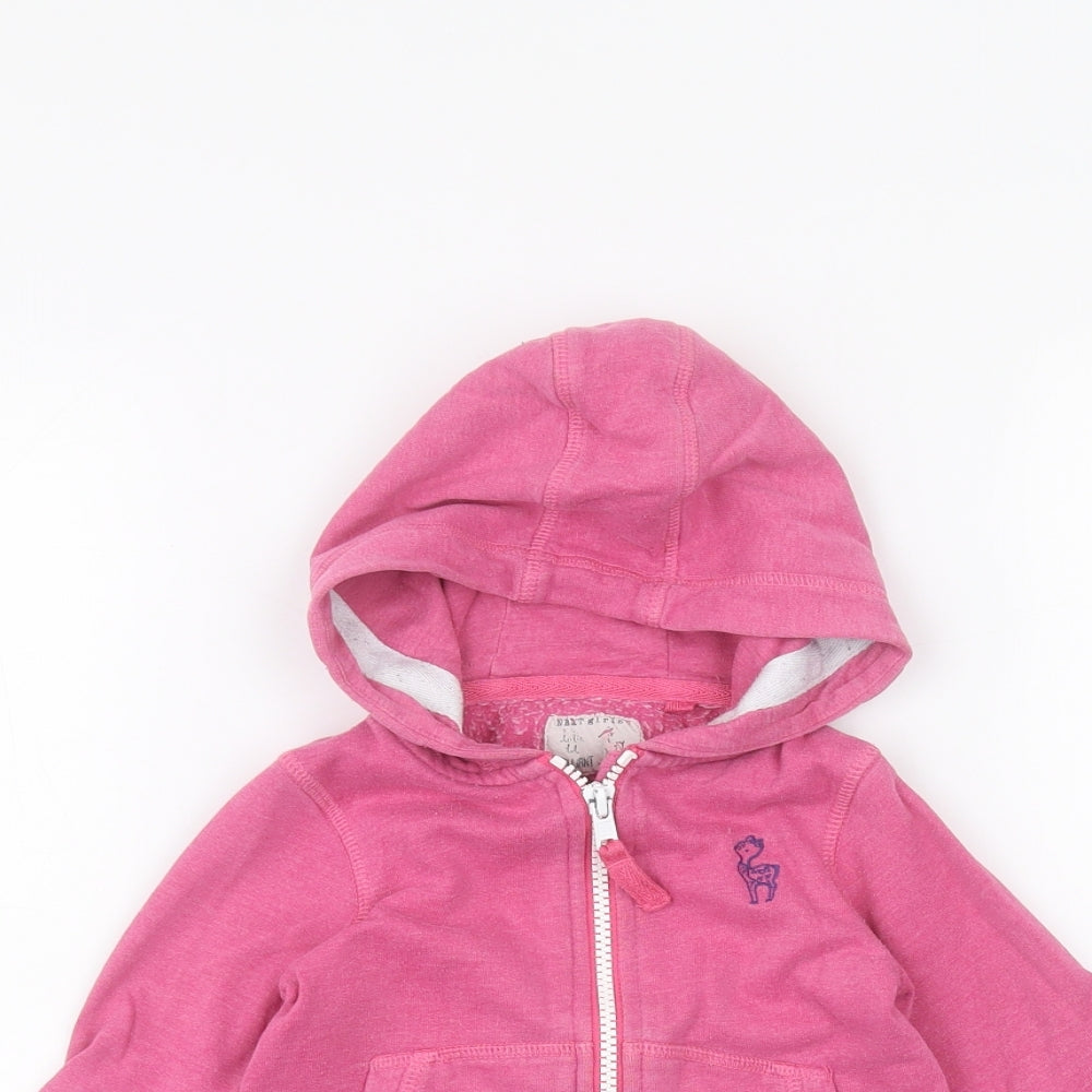 NEXT Baby Pink   Full Zip Jumper Size 9-12 Months