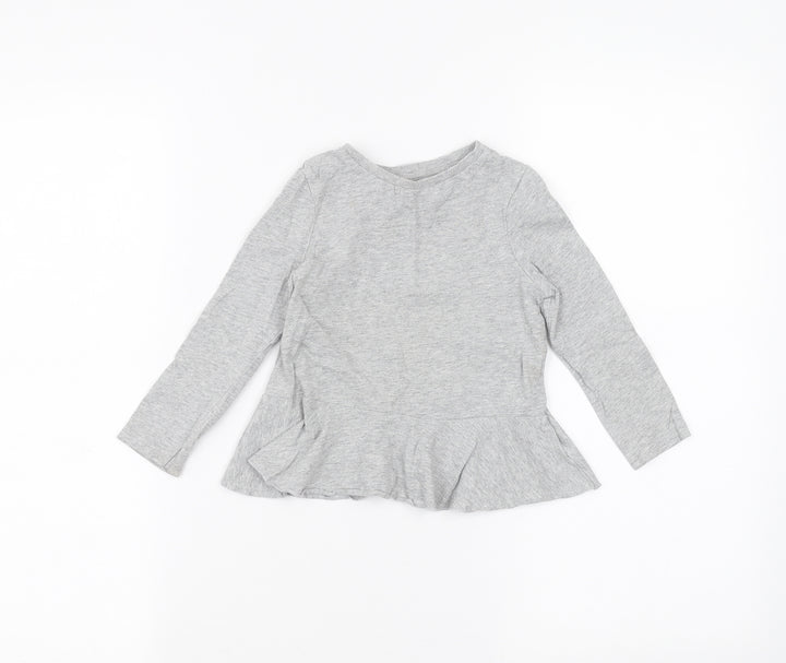 Very Girls Grey Basic T-Shirt Size 2-3 Years