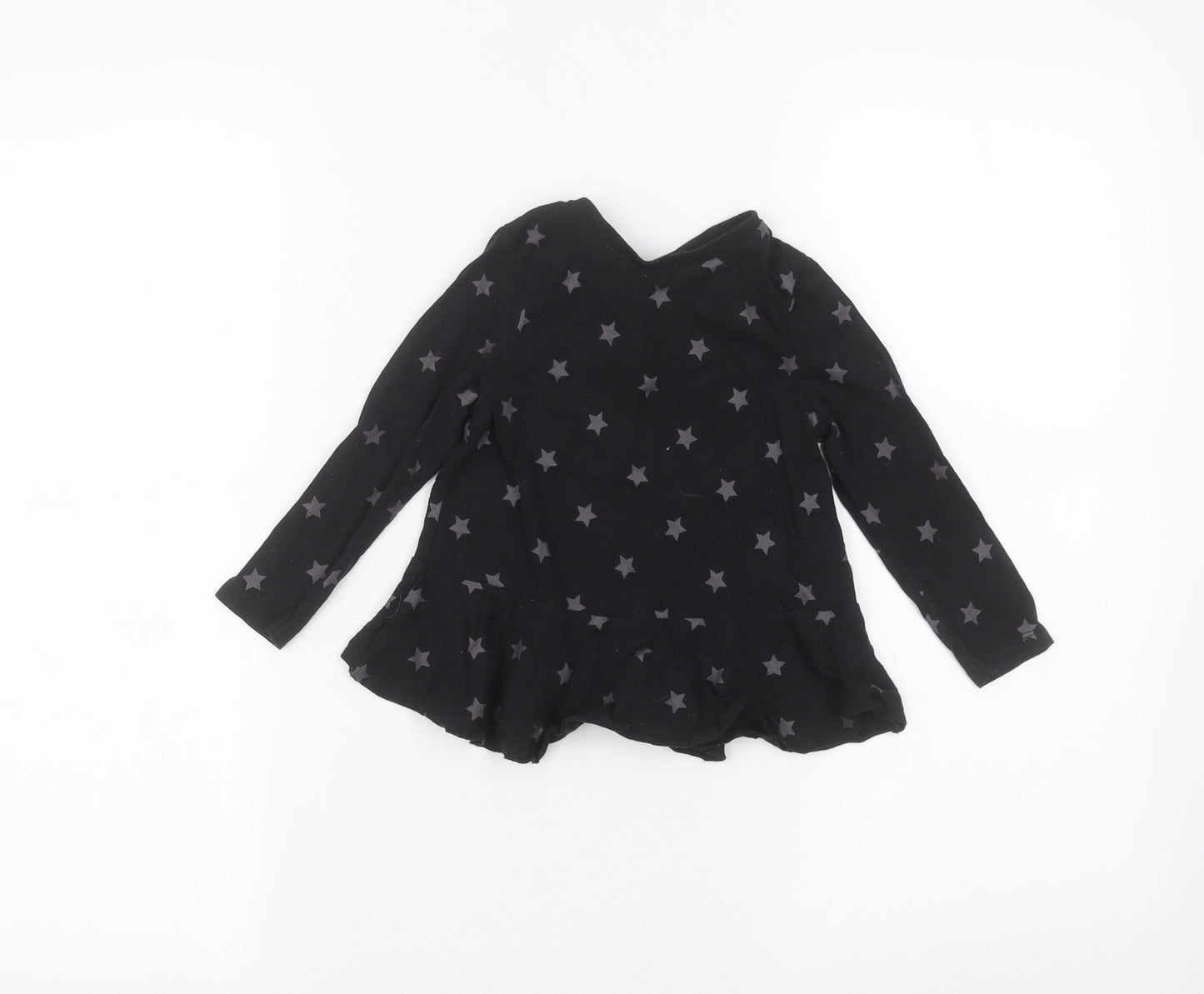 Very Girls Black   Basic T-Shirt Size 2-3 Years
