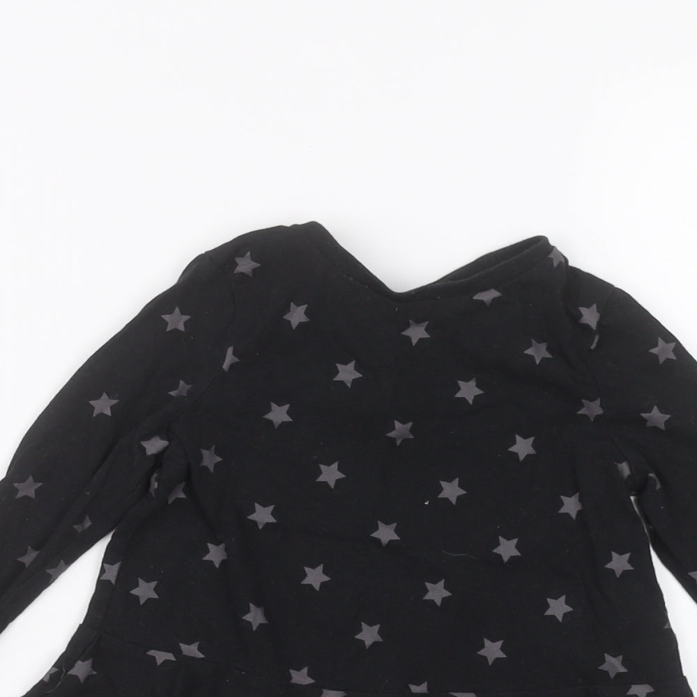 Very Girls Black   Basic T-Shirt Size 2-3 Years