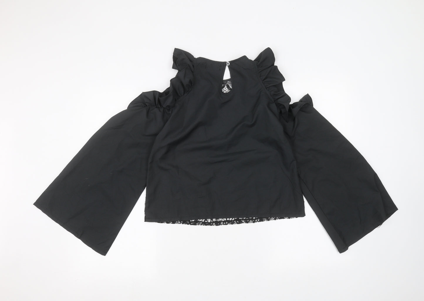 Boohoo Womens Black   Basic T-Shirt Size 8