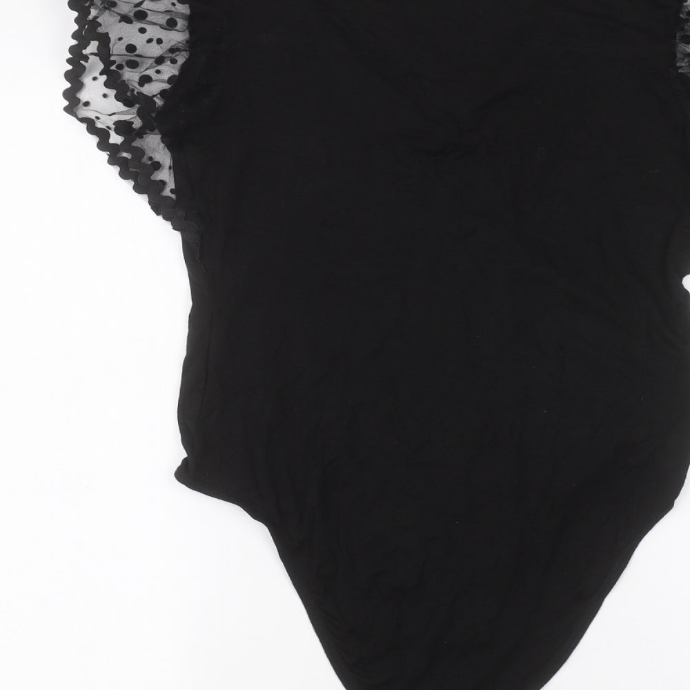 SheIn Womens Black   Bodysuit One-Piece Size S