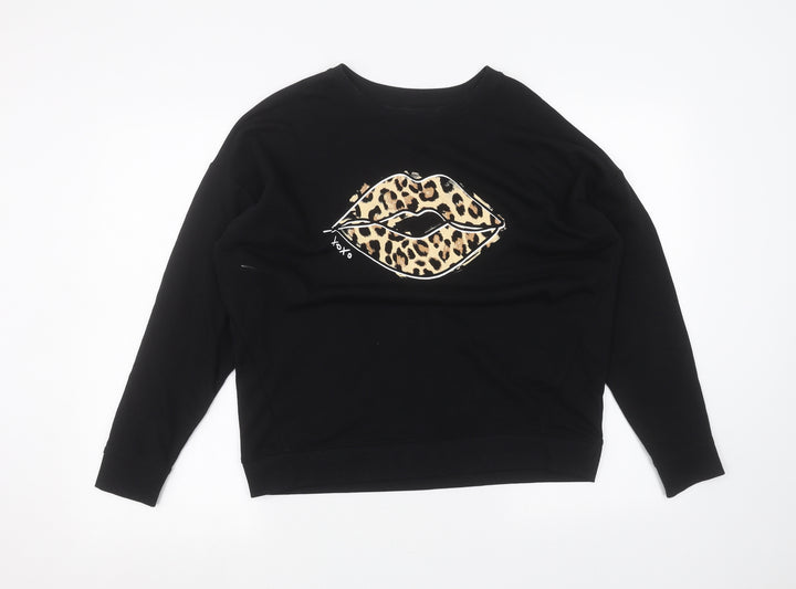 New Look Womens Black   Pullover Jumper Size S