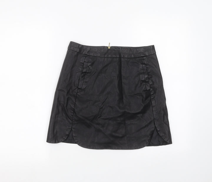 Fashion Womens Black Mini Skirt Size 10