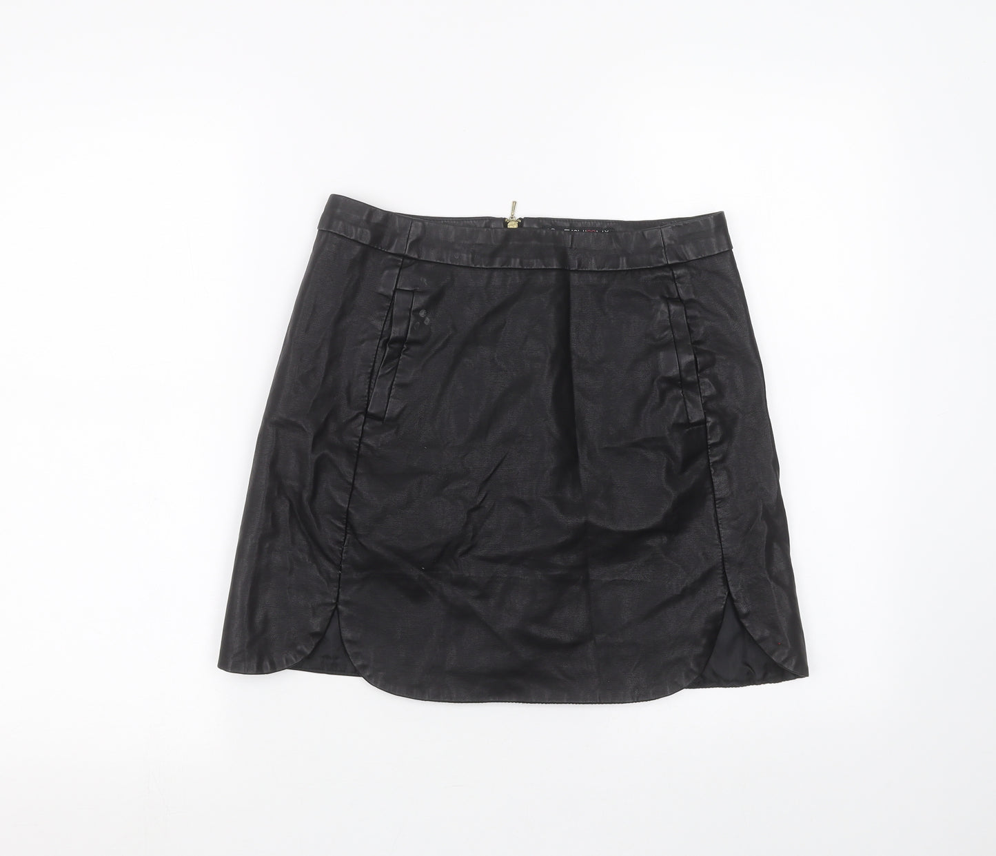 Fashion Womens Black   Mini Skirt Size 10