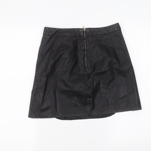 Fashion Womens Black   Mini Skirt Size 10