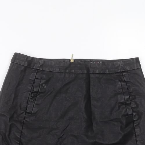 Fashion Womens Black   Mini Skirt Size 10