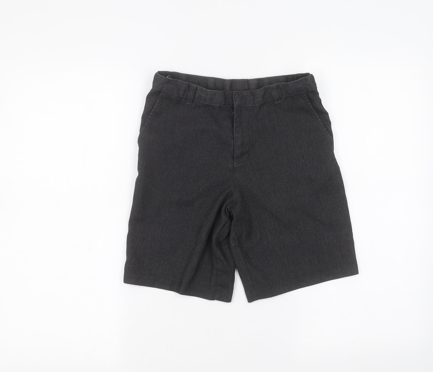 George Boys Black   Bermuda Shorts Size 10-11 Years - school