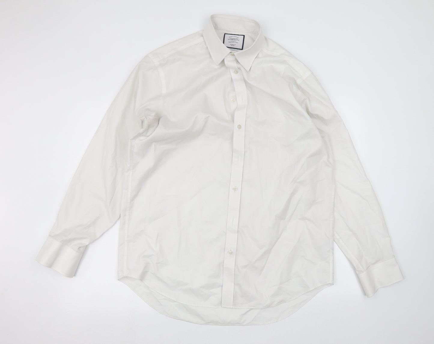 Charles Tyrwhitt Mens White    Dress Shirt Size 16.5