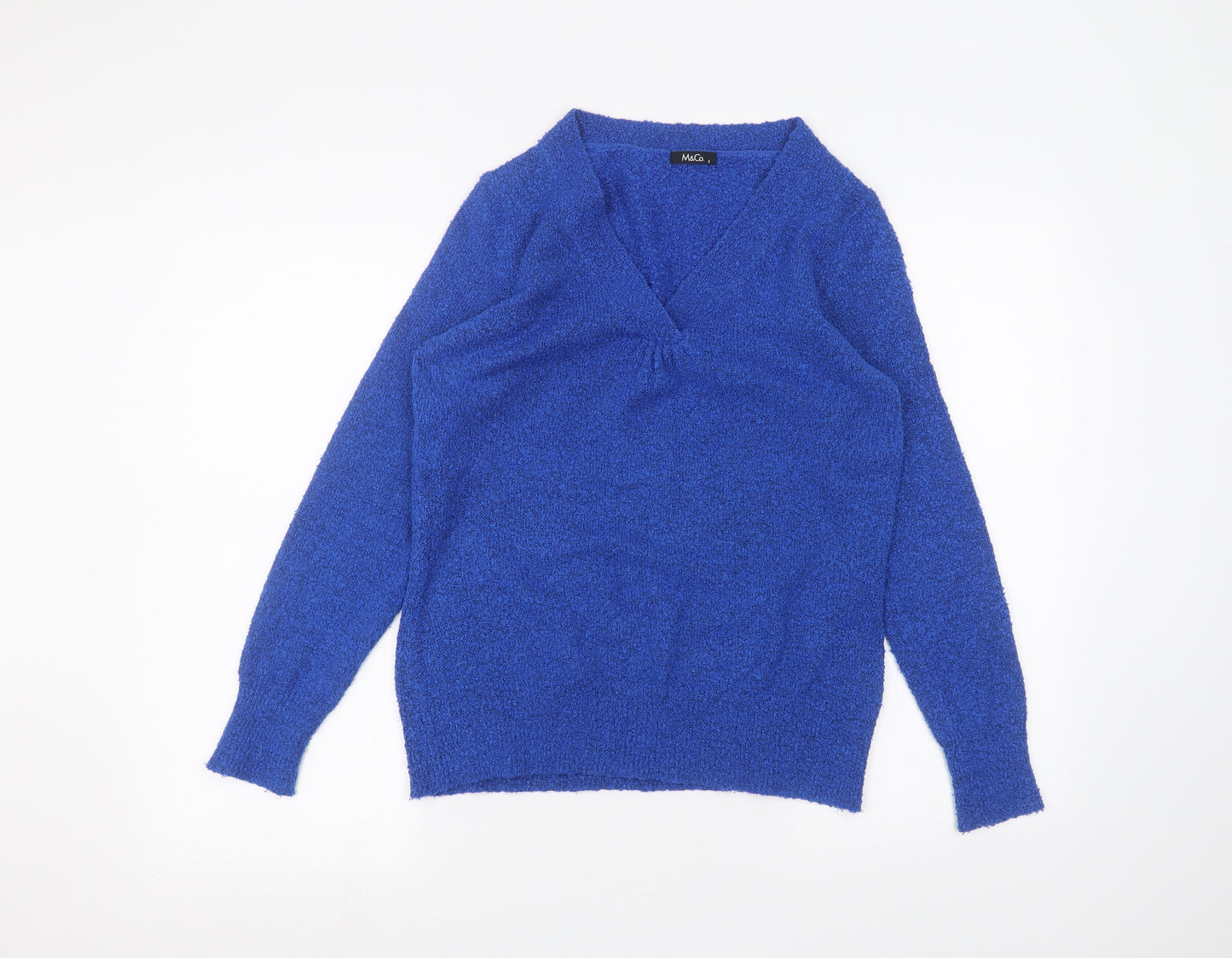 M&Co Womens Blue   Pullover Jumper Size S