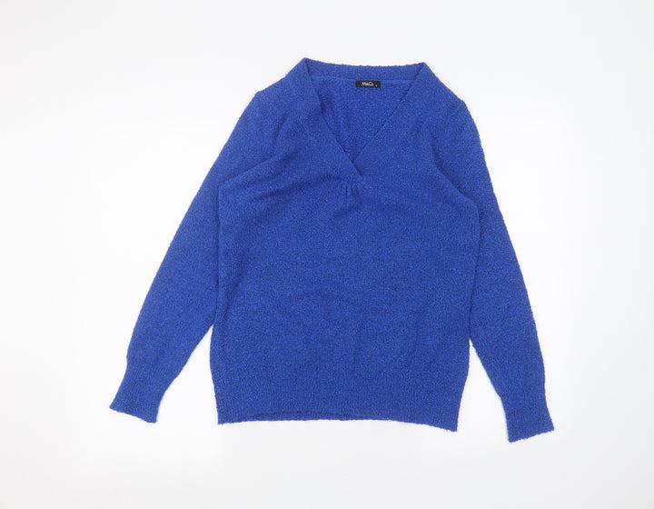 M&Co Womens Blue   Pullover Jumper Size S