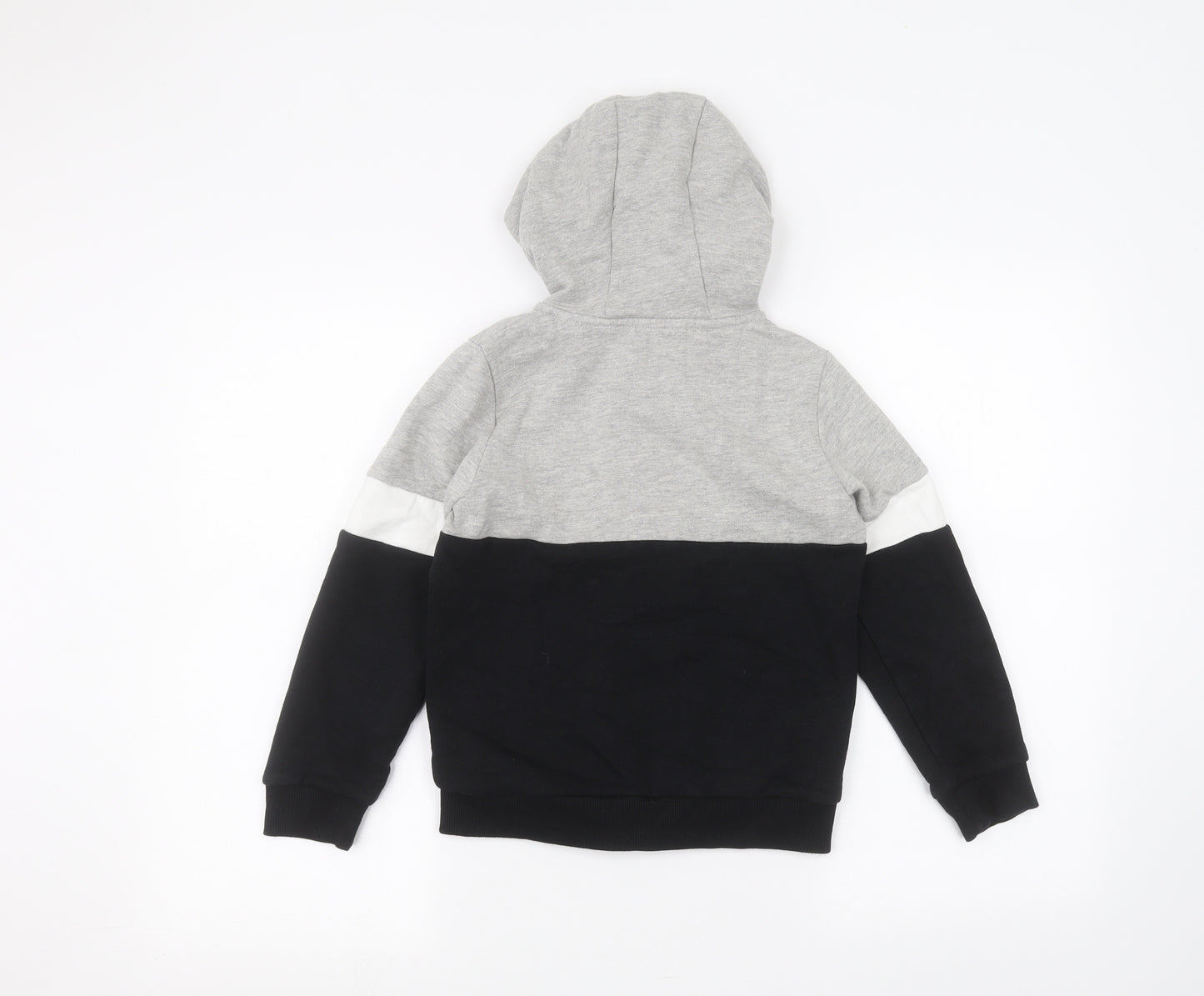 Nutmeg Boys Black   Full Zip Hoodie Size 7-8 Years