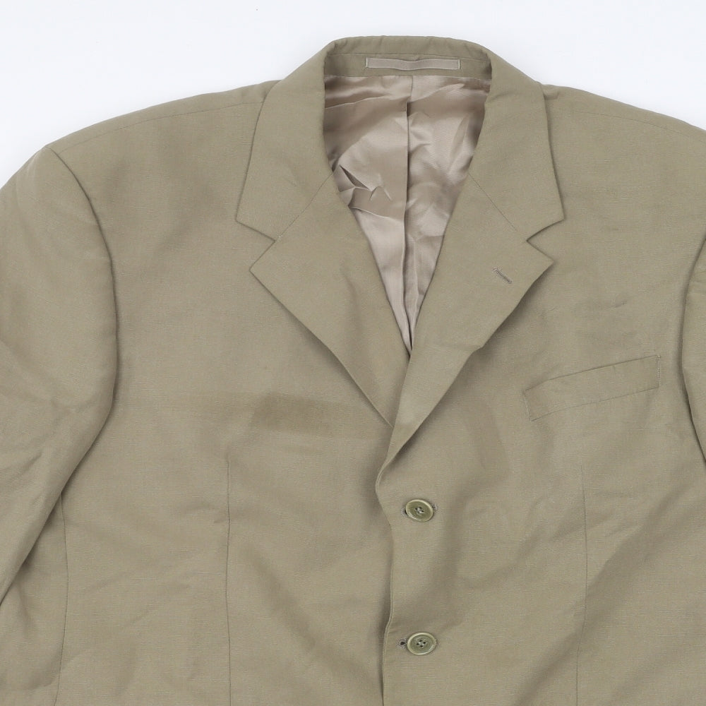 tensil Mens Brown   Jacket Suit Jacket Size 44