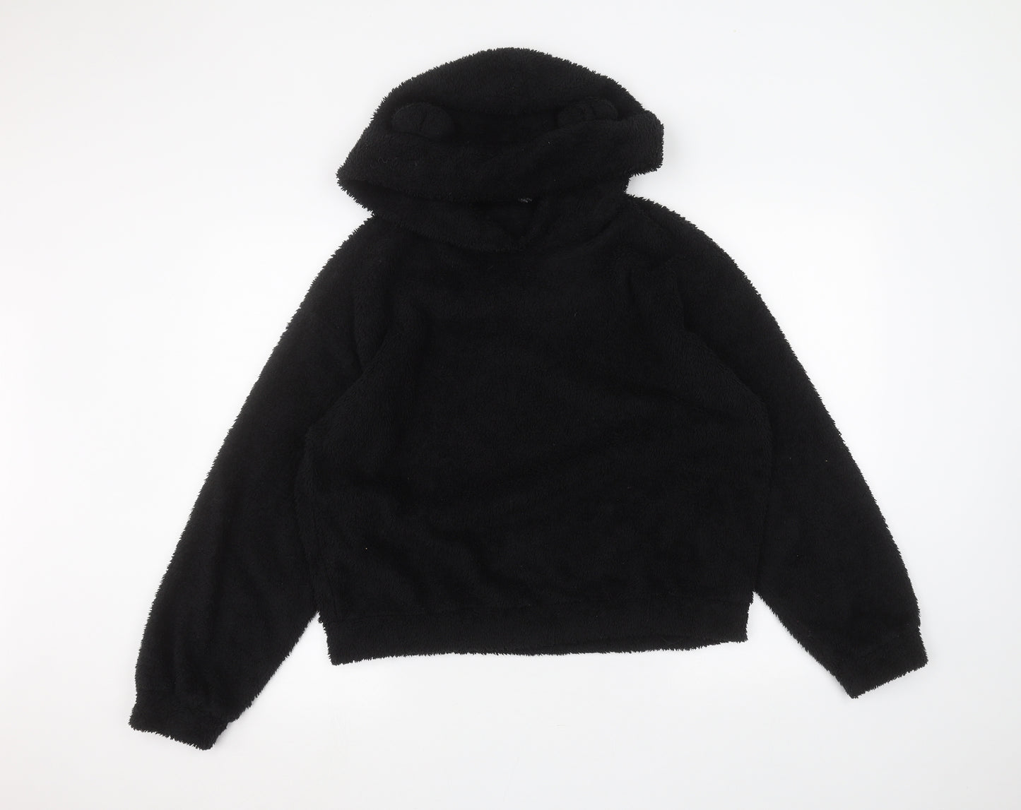 SheIn Womens Black   Pullover Hoodie Size L