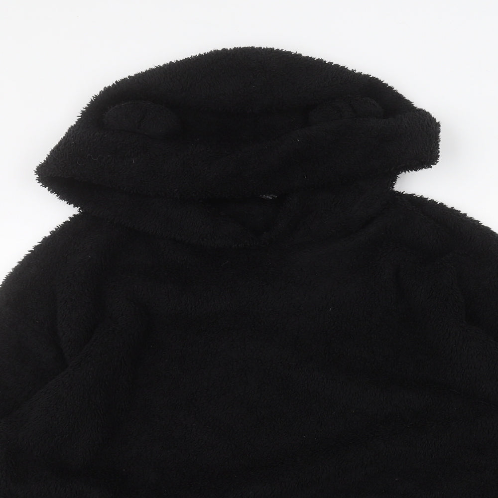 SheIn Womens Black   Pullover Hoodie Size L
