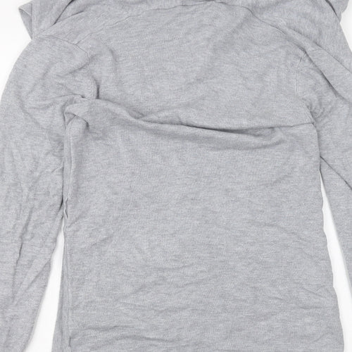 Papaya Womens Grey   Cardigan Jumper Size S