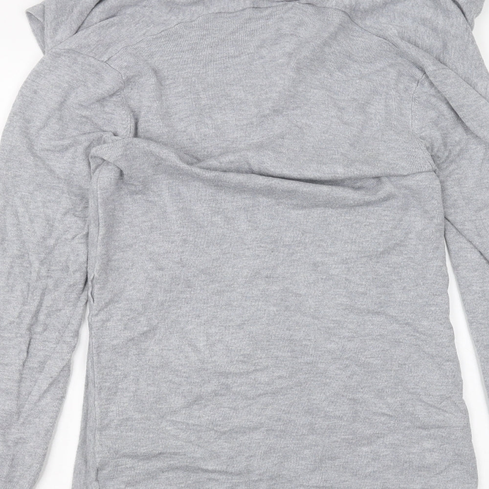 Papaya Womens Grey   Cardigan Jumper Size S