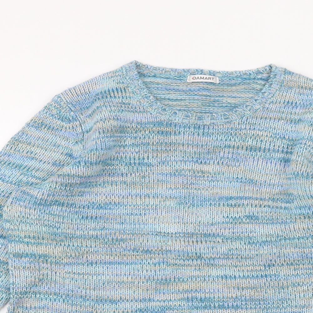 Damart Womens Blue   Pullover Jumper Size 14