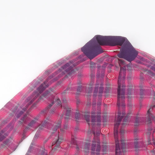 M&Co Girls Pink   Jacket  Size 4-5 Years