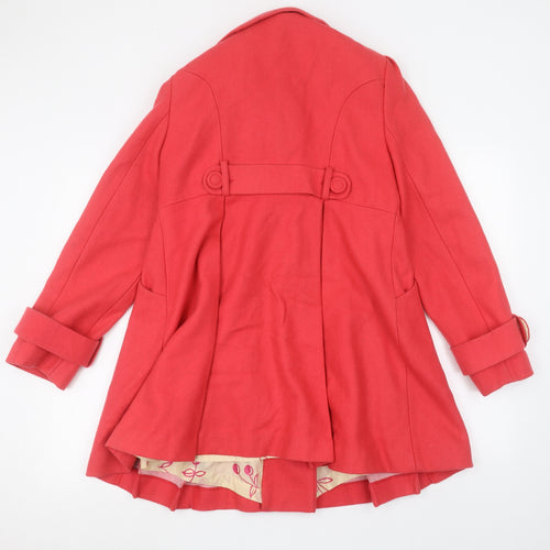 Red Herring Womens Pink   Jacket  Size 14