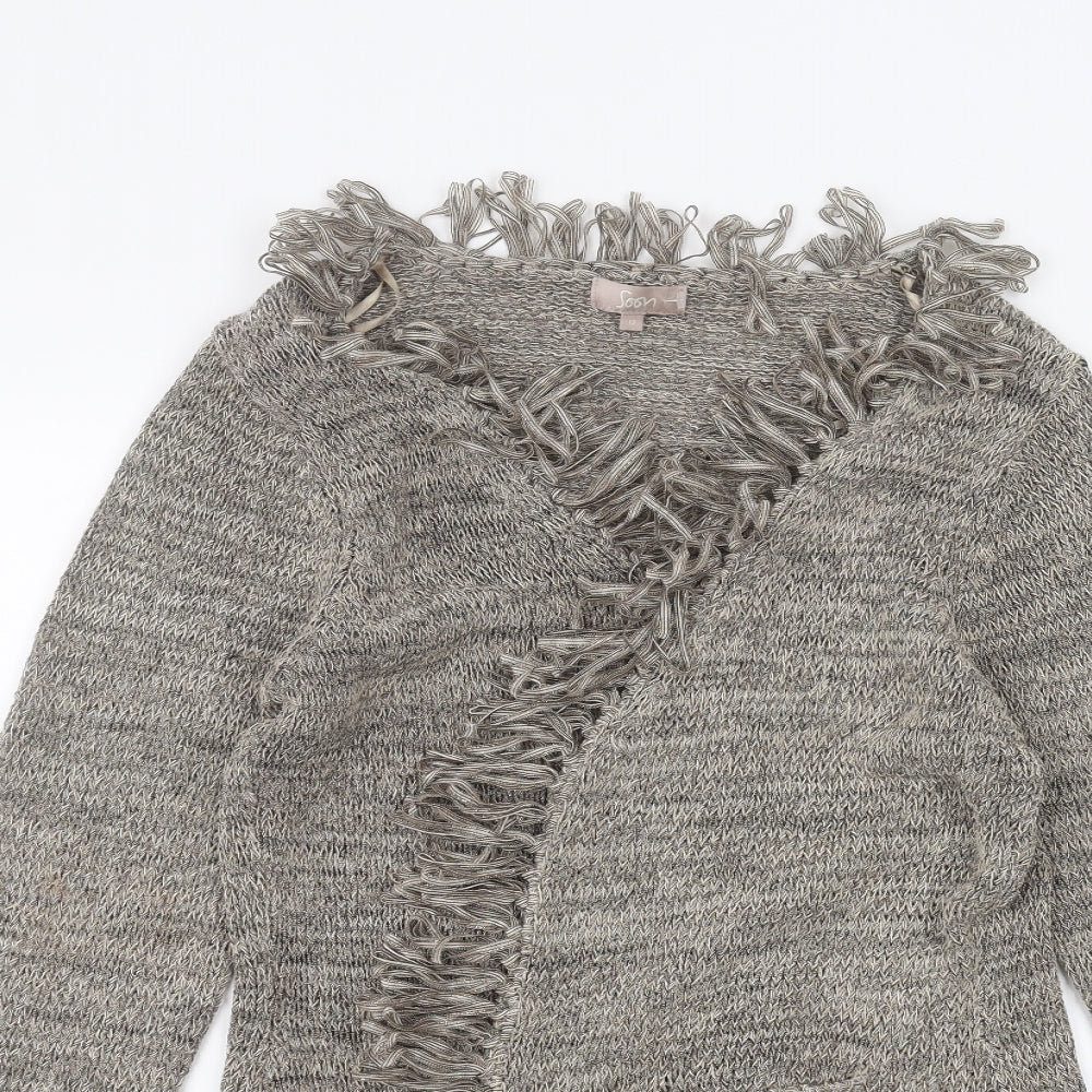 Soon Womens Brown   Cardigan Jumper Size 12