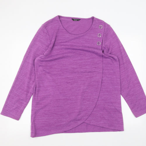 TIGI Womens Pink   Pullover Jumper Size 14