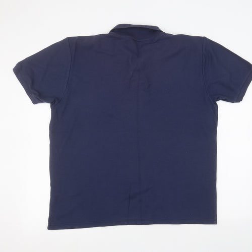 Fruit of the Loom Mens Blue    Polo Size XL