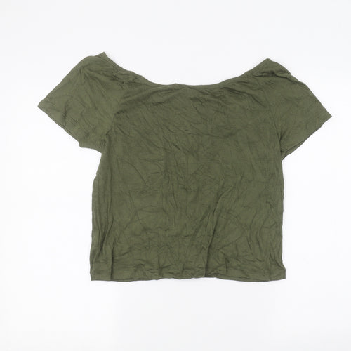 Primark Womens Green   Basic Button-Up Size 4