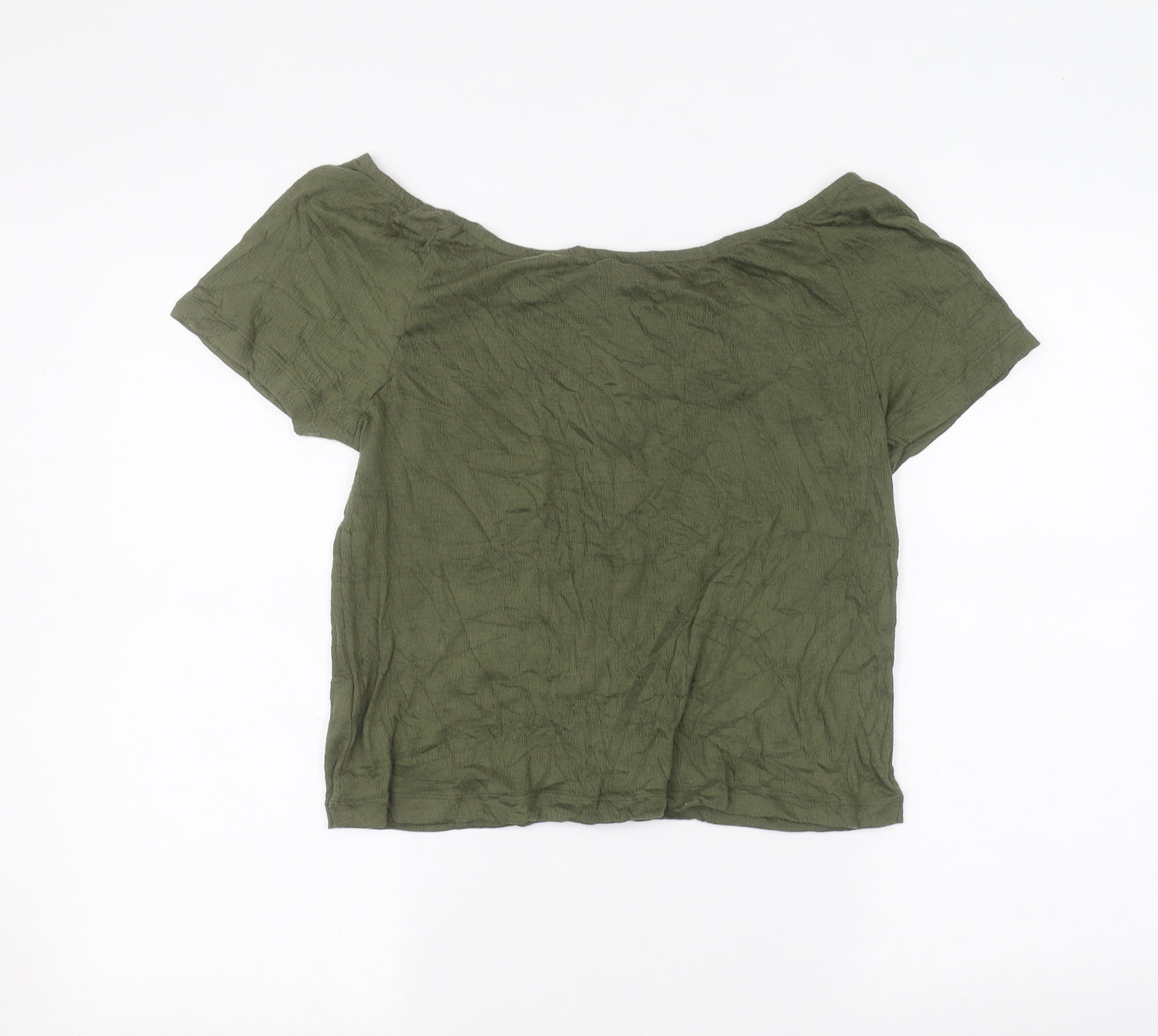 Primark Womens Green   Basic Button-Up Size 4