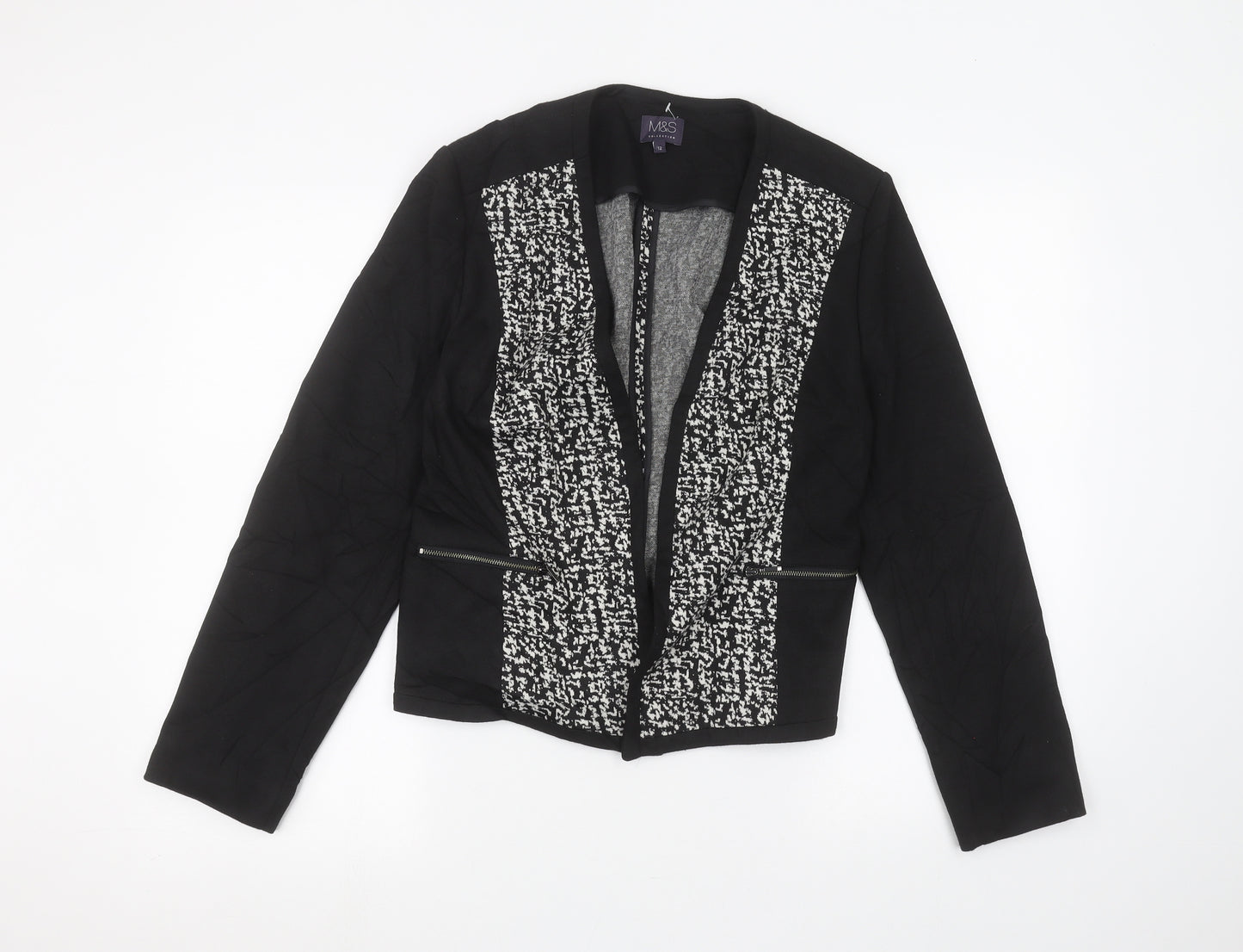 Marks and Spencer Womens Black   Jacket  Size 12