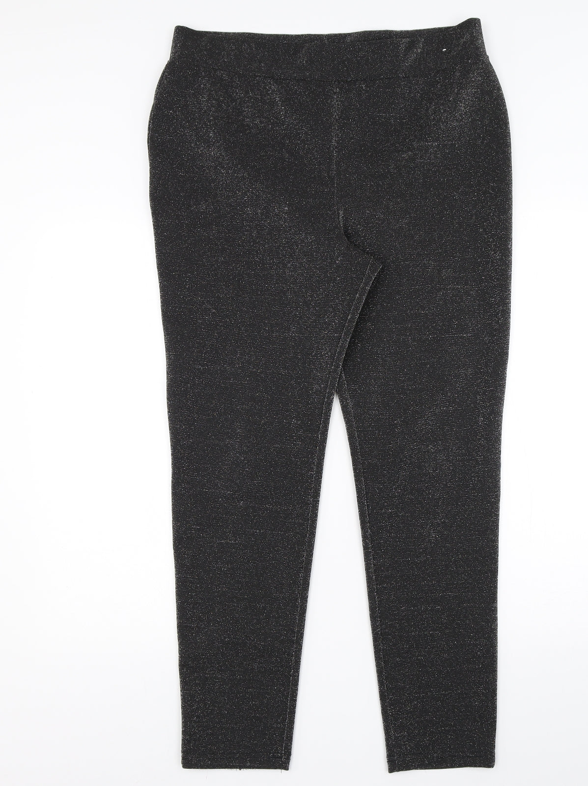 TU Womens Silver   Capri Leggings Size 16 L28 in