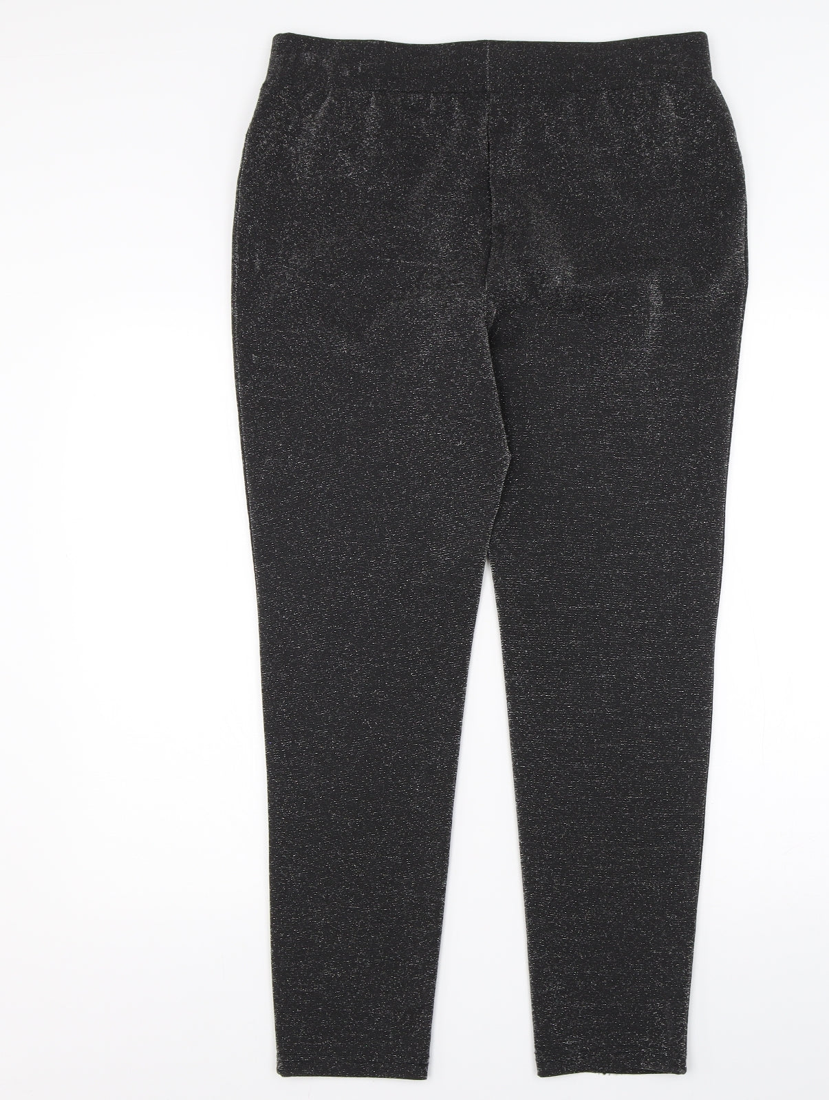 TU Womens Silver   Capri Leggings Size 16 L28 in