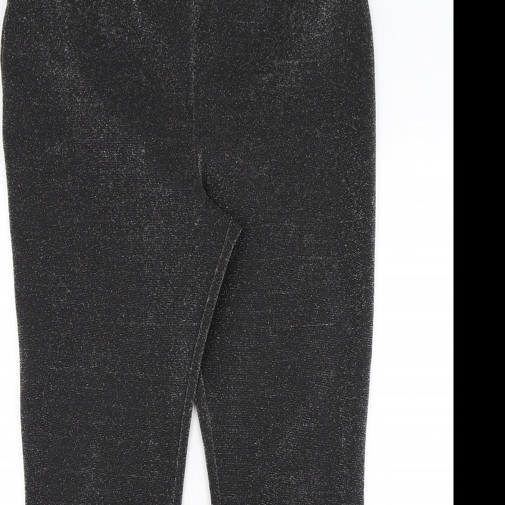 TU Womens Silver   Capri Leggings Size 16 L28 in