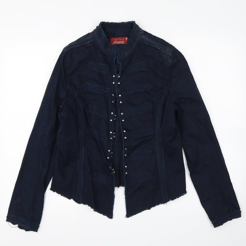 Ad Woman Womens Blue   Jacket  Size M