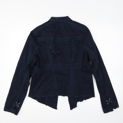 Ad Woman Womens Blue   Jacket  Size M