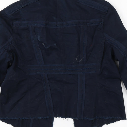 Ad Woman Womens Blue   Jacket  Size M