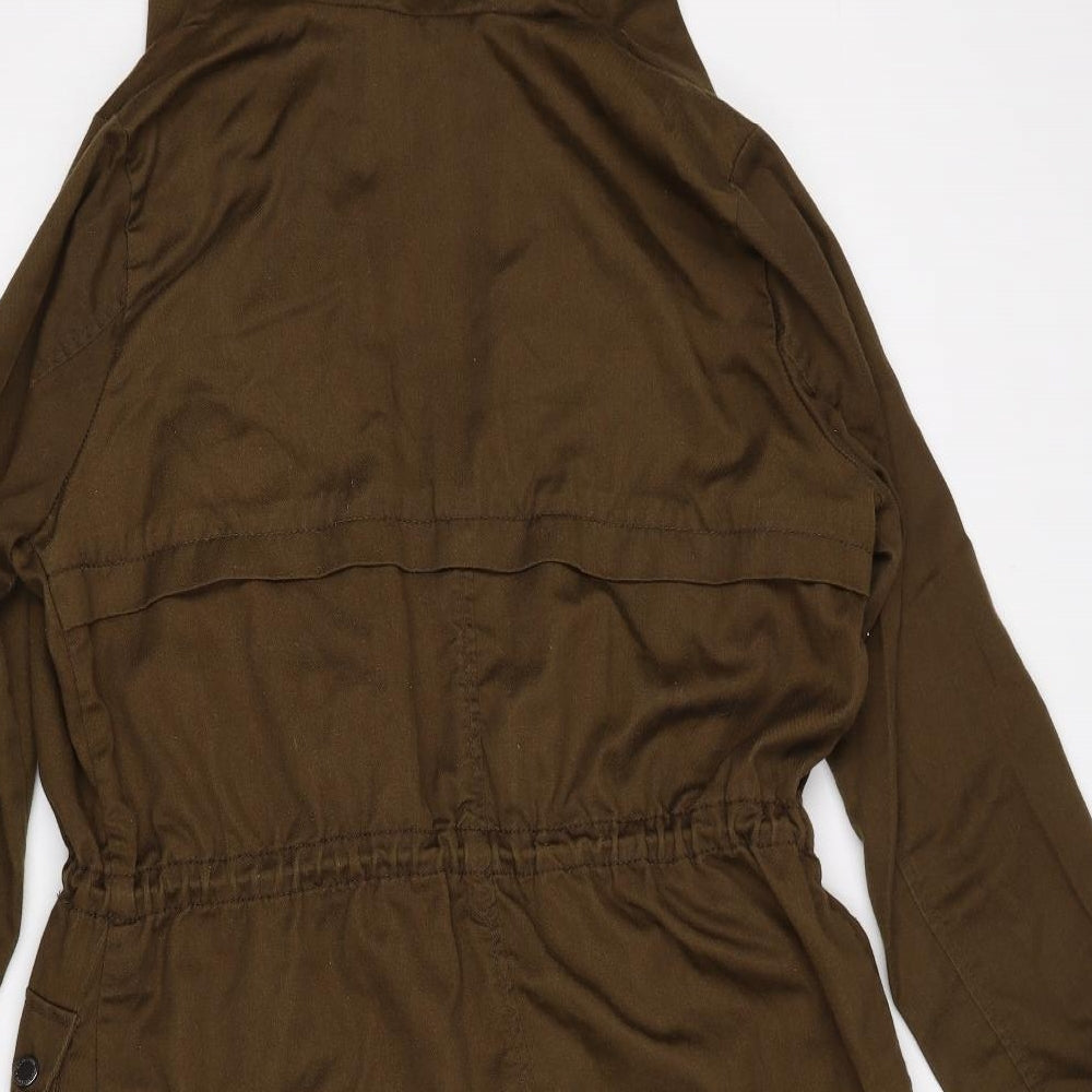 Only Womens Brown   Parka Coat Size M