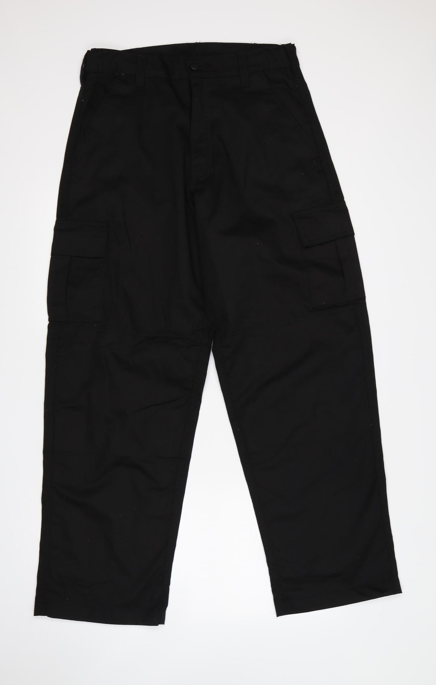 Deluxe Cargo Mens Black   Cargo Trousers Size 34 L30 in