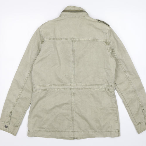 Mint Velvet Womens Green   Military Jacket Jacket Size 8