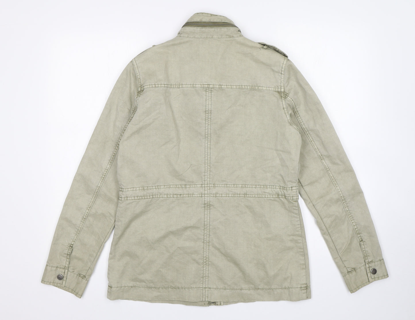 Mint Velvet Womens Green   Military Jacket Jacket Size 8