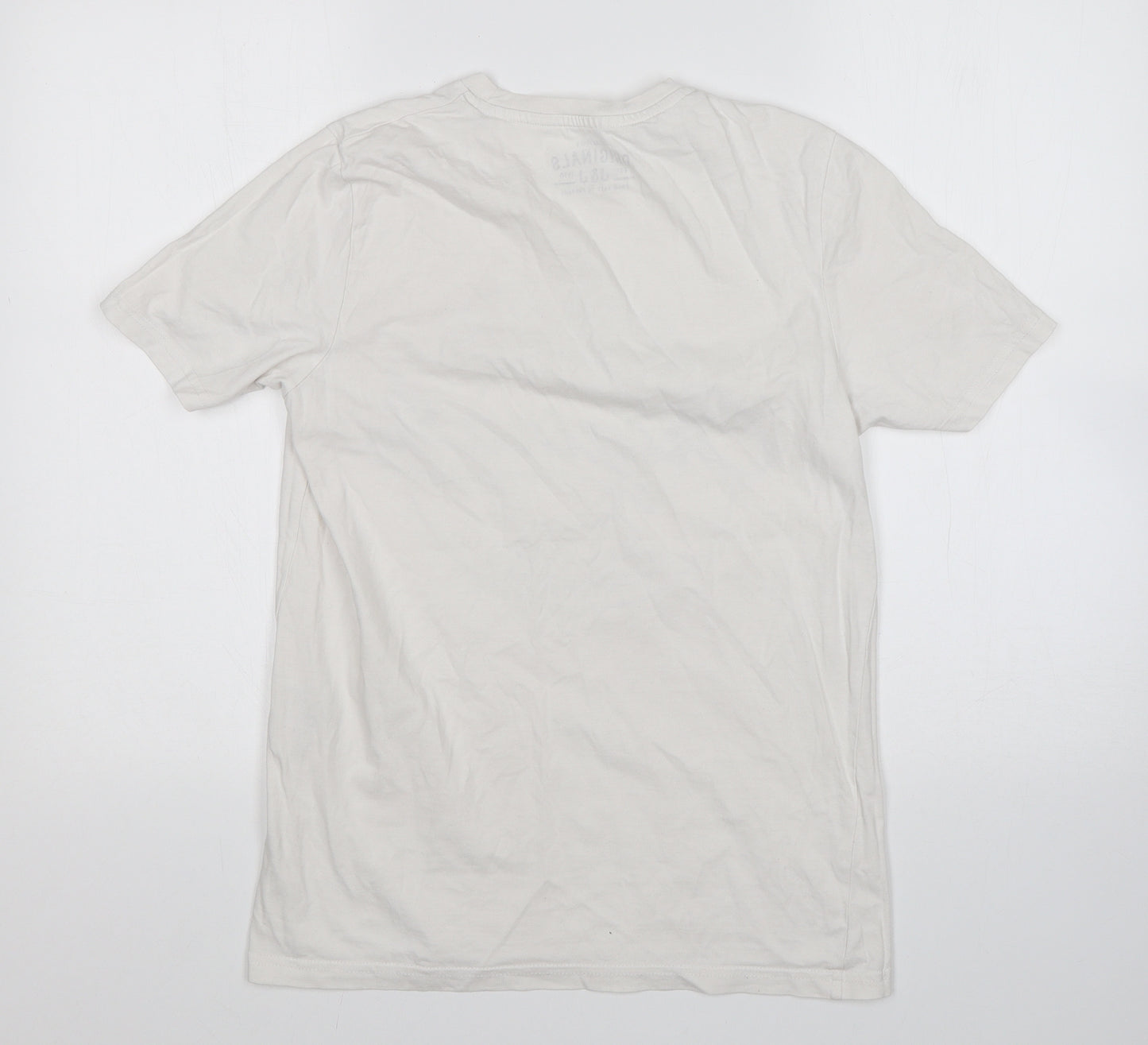 JACK & JONES Mens White    T-Shirt Size S