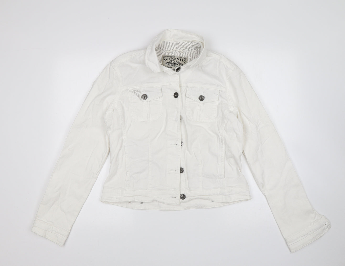 NEXT Womens White   Jacket  Size 14  - Denim Jacket