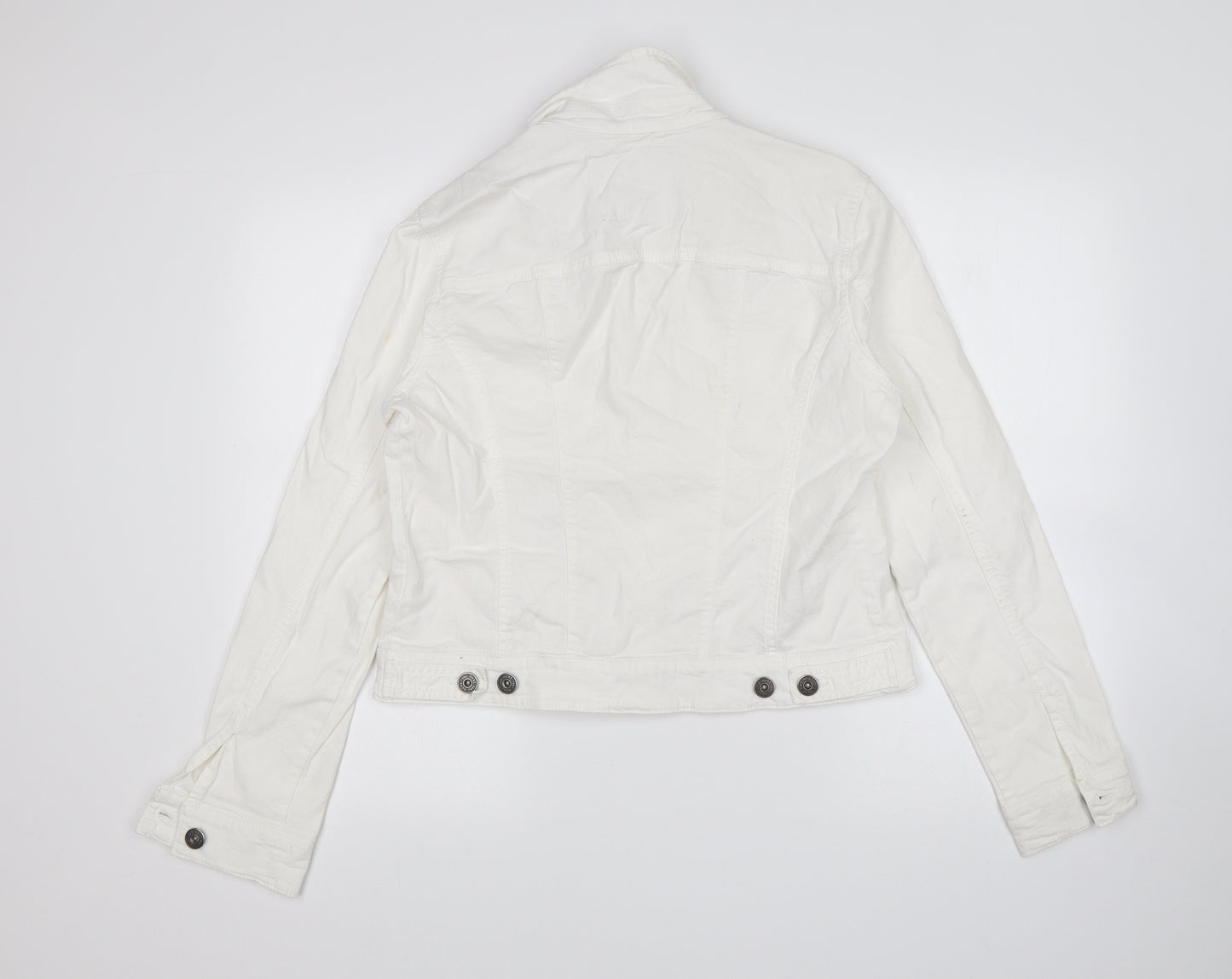 NEXT Womens White   Jacket  Size 14  - Denim Jacket