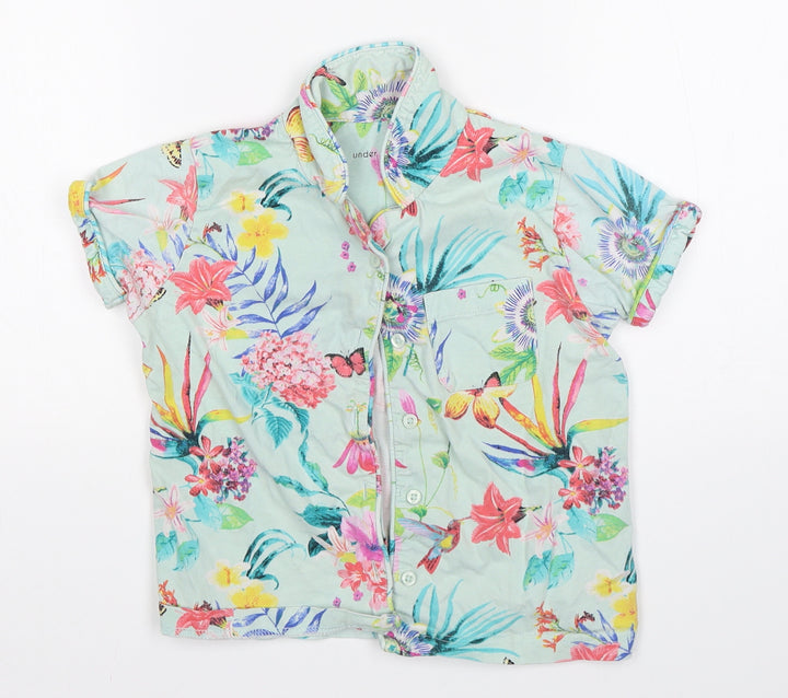 NEXT Girls Multicoloured Floral Top Nightshirt Size 5 Years