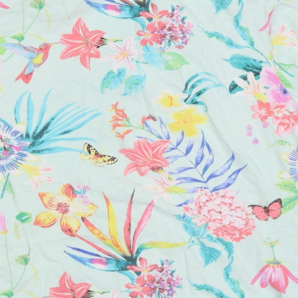 NEXT Girls Multicoloured Floral  Top Nightshirt Size 5 Years