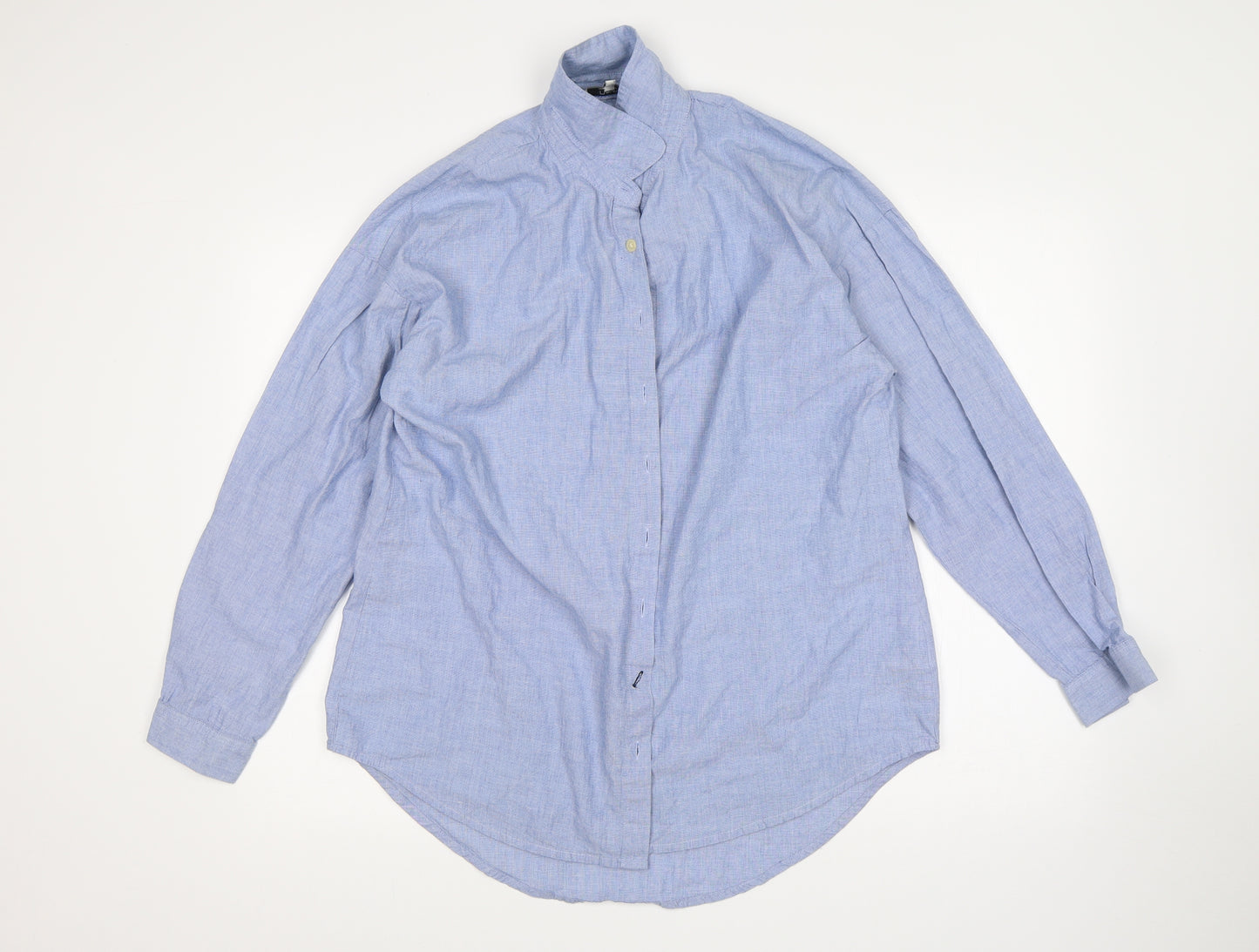NEXT Womens Blue   Basic Button-Up Size 14