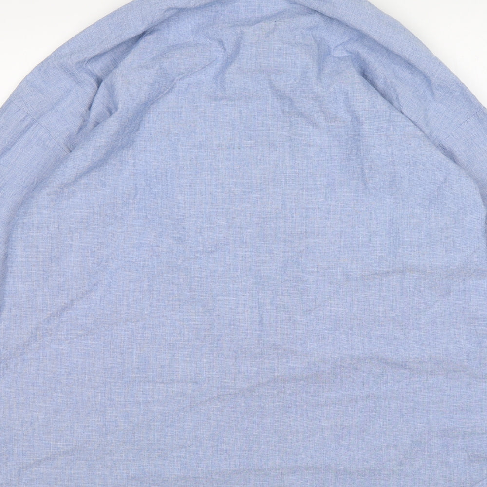 NEXT Womens Blue   Basic Button-Up Size 14