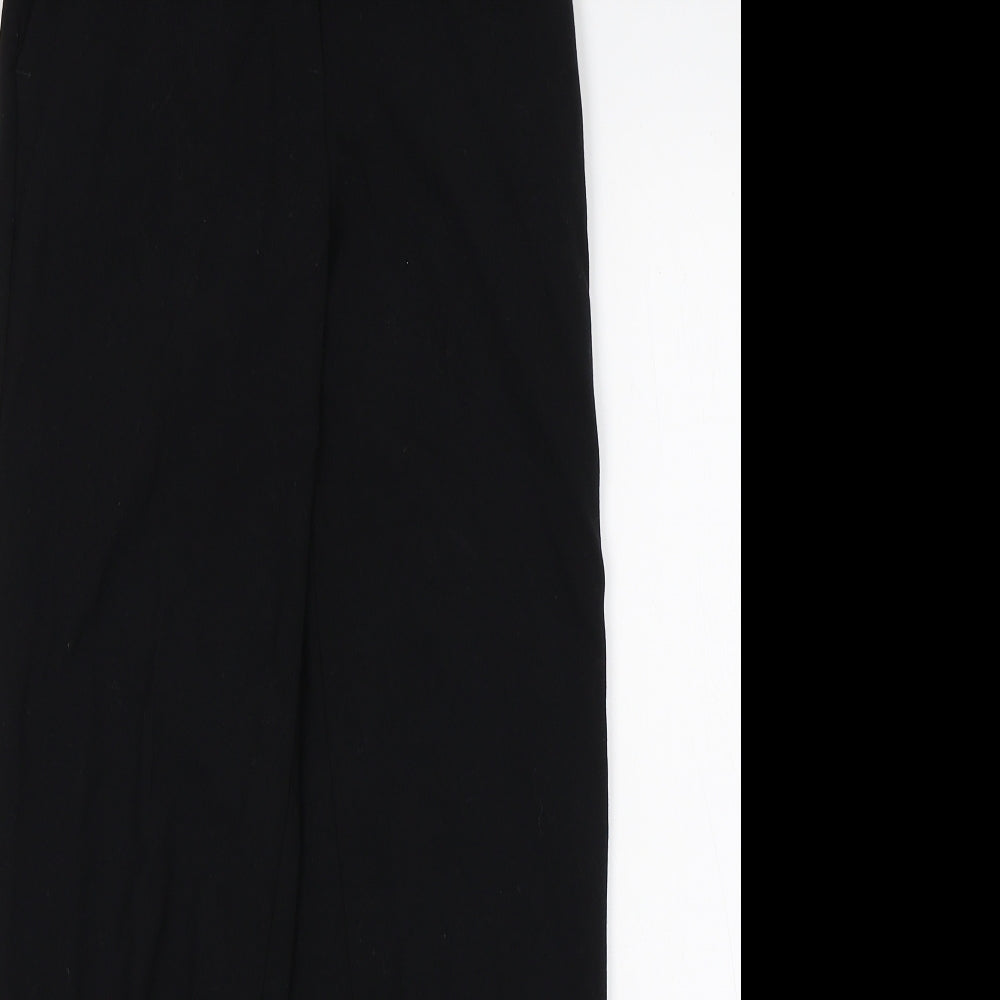 M&S Womens Black   Trousers  Size 6 L27 in