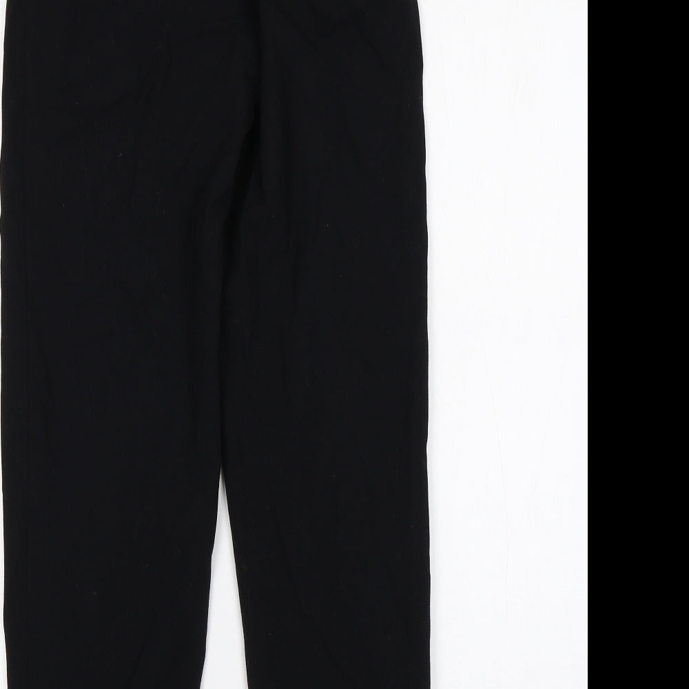M&S Womens Black   Trousers  Size 6 L27 in